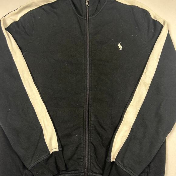 Polo Ralph Lauren Black and White Tracksuit Top - Picture 5 of 5
